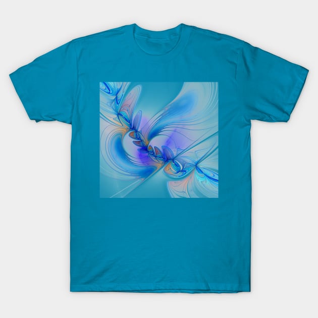 blue fire T-Shirt by issabild